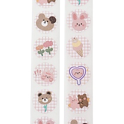 Other Animal Самоклеющиеся наклейки, круглые, для украшения подарков, 25мм 500шт./рулон