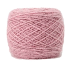 Pink Пряжа мохер, для ткачества, вязание крючком, розовые, 1.5~2 мм, около 150г/моток