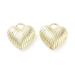 Сердце Латуни кулон, реальный 18 k позолоченный, сердце, 20.5x19.5x9 мм, отверстие : 3x3.5 мм