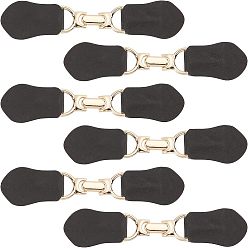 Light Gold 6 устанавливает застежку-тоггл из искусственной кожи, со сплавочной фурнитурой, для сумки свитер куртка пальто, аксессуары для шитья своими руками, золотой свет, 16x3.5x1 см