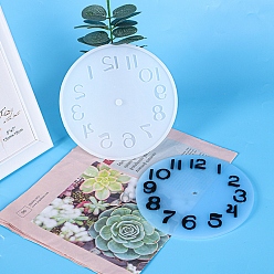 Белый Силиконовые формы, формы для литья смолы, для уф-смолы, изготовление ювелирных изделий из эпоксидной смолы, часы, белые, 104x8 мм