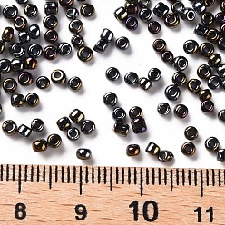 Colorful 12/0 Glass Seed Beads, Iris Round, Colorful, 2mm, Hole: 1mm, about 30000pcs/pound
