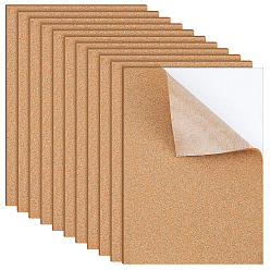 Peru 15Pcs Self-adhesive Sticker Cork Board, Wall Tiles, Peru, 30x21.3x0.3cm