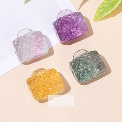 Bag Резные бусины из натурального флюорита, пакет, 18x18x10 мм