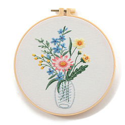 Помидор Стартовый набор для вышивки узором вазы своими руками с инструкцией, стартовые наборы для вышивания взрослых, Простые поделки своими руками из тисненой ткани, помидор, 300x300 мм