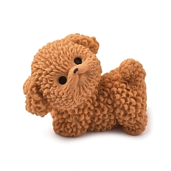 Перу Милые украшения для выставки собак из смолы, для украшения рабочего стола домашнего офиса, Перу, 31.5x19.5x24.5 мм