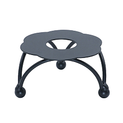 Electrophoresis Black Железные восковые палочки печь, восковая печать теплее, для изготовления сургучной печати, цветок, электрофорез черный, 75x45 мм