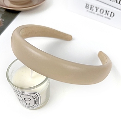 Светло-коричневый Резинки для волос из искусственной кожи, загар, 159x140 мм