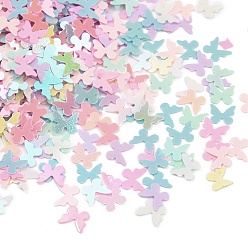 Бабочка Пластиковые кабошоны, блестки своими руками, разноцветные, бабочка, 5x5.5x0.1 мм