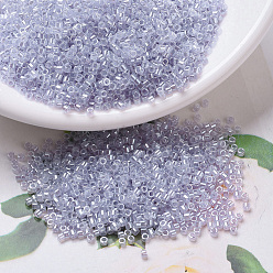 (DB0241) Бледно-фиолетовый Цейлонский Бусины miyuki delica, цилиндр, японский бисер, 11/0, (дБ 0241) бледно-фиолетовый цейлон, 1.3x1.6 мм, Отверстие: 0.8 мм, о 2000 шт / бутылка, 10 г / бутылка