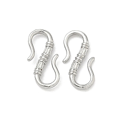Платина 304 S-образные крючки из нержавеющей стали, платина, 12x6x1.5 мм