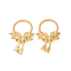 Колокол 304 подвески из нержавеющей стали, золотые, колокол, 21.5x14x4 мм, отверстие : 9 мм