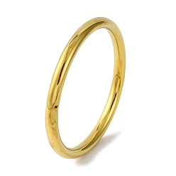 Золотой Ионное покрытие (ip) простые 304 браслеты из нержавеющей стали для женщин, золотые, внутренний диаметр: 2-3/8 дюйм (6.1 см)