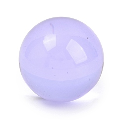 Лиловый Стеклянный хрустальный шар, орнамент для гадания по фэншуй, круглые, сирень, 38~39 мм