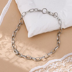 Античная Бронза Железа изготовление браслетов, с карабин-лобстерами , античная бронза, 8-1/8 дюйм (20.5 см)