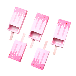 Pink Karton Pappschachtel, Eis, rosa, 10.5x6.8x2.2 cm