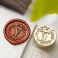 Letter Y Золотая восковая печать, латунная головка штампа, цветок с буквенным узором, для сургучной печати, Письмо Y, 24x14 мм, внутренний диаметр: 7 мм