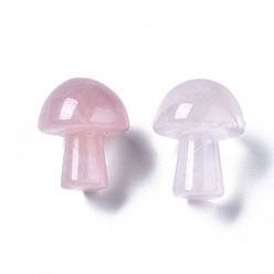 Rose Quartz Natural Rose Quartz GuaSha Stone, Gua Sha Scraping Massage Tool, for SPA Relaxing Meditation Massage, Undyed, Mushroom Shaped, 21x16mm
