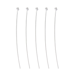 Серебро Контакты латунь шаровой головкой, серебряный цвет гальваническим, Размер: около 0.5 мм толщиной, 24 датчик, 45 мм длиной, Руководитель: 1.5 mm