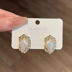 Другие Женские серьги из сплава и смолы, с 925 стерлинговым серебром, 24x10 мм