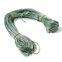 Темный Морско-зеленый Шнур из искусственной кожи с лазерным креплением, для изготовления ювелирных изделий DIY, темно-зеленый, 2 мм, Около 98~100 м / пачка