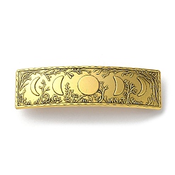 Античное Золото Заколки для волос из сплава с фазами луны, аксессуары для волос для женщин девушка, античное золото , 82x23.5x13 мм