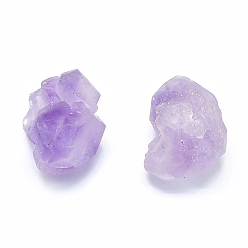 Amethyst Rough Raw Natural Amethyst Beads, No Hole/Undrilled, Nuggets, 13~23x9~18mm