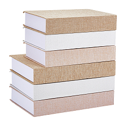 (52) Непрозрачная лаванда 6шт. 6 стили, фальшивая книга, модель, имитация книги, Домашняя жизнь книжная полка опора дисплей украшения, разноцветные, 220~250x150~170x40~46 мм, 1 шт / стиль