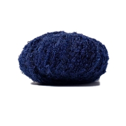 Полуночно-синий Полиэфирная пряжа, для ткачества, вязание крючком, темно-синий, 1~2 мм, около 218.72 ярдов (200 м) / моток