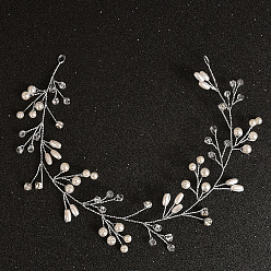 Платина Сплав волос, Аксессуары для волос, заколки-лозы для женщин, платина, 300x30 мм