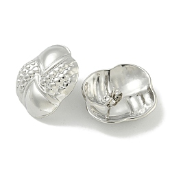 Нержавеющая Сталь Цвет Не тускнеющие 304 серьги из нержавеющей стали, цвет нержавеющей стали, 23.5 мм