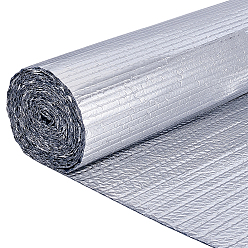 Silver Double-sided Polyethylene Bubble Insulation Film for Roof, Silver, 5000x400x2mm