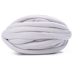 Гейнсборо Полиэфирная пряжа, толстая пряжа для ручного вязания пледа, супермягкая гигантская пряжа для вязания руками, объемная пряжа, светло-серые, 20 мм