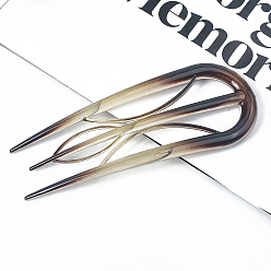 Бежевый Вилки для волос из смолы, аксессуары для волос для женщин, бежевые, 100 мм