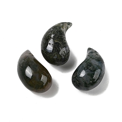 (RRHB277) Кристалл на подкладке из медово-бежевого цвета Природного индийского агата подвески, прелести магатама, 19x11x10.5 мм, отверстие : 1.4 мм