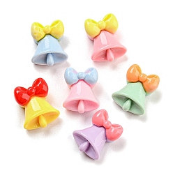 (52) Непрозрачная лаванда Непрозрачные кабошоны из смолы, колокол, разноцветные, 13.5x10.5x6.5 мм