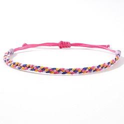 Камелия Плетеные браслеты из хлопкового шнура для мужчин и женщин, камелия, внутренний диаметр: 11 дюйм (28 см)