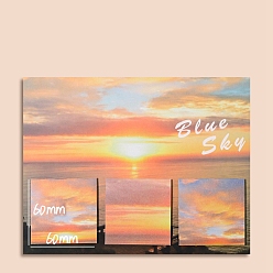 Солнце Милый квадратный блокнот для заметок, наклейки с наклейками, для офисного школьного чтения, солнце, 60x60 мм, 60 листы/книга