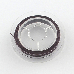 Coconut Brown Tiger Tail Wire, Nylon-coated Stainless Steel, Coconut Brown, 0.45mm, about 32.8 Feet(10m)/roll
