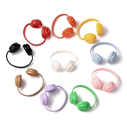 (52) Непрозрачная лаванда Пластиковая гарнитура для изготовления кукол, разноцветные, 64x70x34 мм