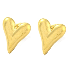 Настоящее золото 14K 304 из нержавеющей стали серьги, сердце, реальный 14 k позолоченный, 14x12 мм