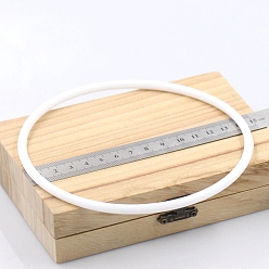 Ring Пластиковый венок макраме цветочный обруч, Для дома, автомобиля, поделки, свадебные настенные украшения, кольцо, 145 мм