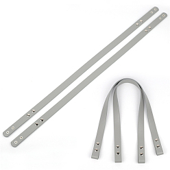 Темно-Серый Ремни сумки из искусственной кожи, с металлической кнопкой, для аксессуаров для замены сумок, темно-серый, 56~70x0.2 см