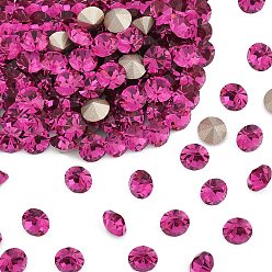 70350 Fuchsia Preciosa® maxima кристалл круглые камни, чешский хрусталь, срыв твердой мозговой оболочки, круглый(431 11 615 шаттон), 70350 фуксия, ss 24 (5.25~5.45 мм)