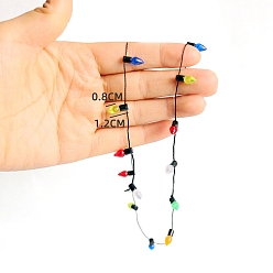 Другие Пластиковые рождественские миниатюрные украшения, аксессуары для домашнего кукольного домика с микро-ландшафтом, притворяясь опорными украшениями, мини свет, 450 мм