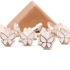 Бабочка Кнопки смолы хвостовиком, Эмалированные пуговицы для швейных поделок своими руками, бабочка, 10~20 мм