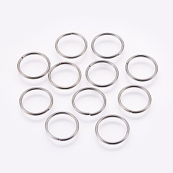 Черный Цвет Металла Железа открыты кольца прыжок, круглые, металлический черный , 16x1.2 мм, внутренний диаметр: 13.5 мм