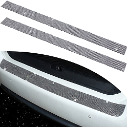 Кристалл 2шт. смоляные стразы, клейкие противоскользящие наклейки на автомобильные двери, кристалл, 600x50x2 мм