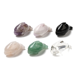 Камень Мириам Украшение дисплея скульптуры из натуральных и синтетических драгоценных камней, для домашнего офисного стола, дельфин, 20~21x36~37x18.5~19.5 мм