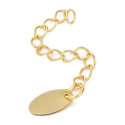 Золотой Латунь заканчивается цепью, без кадмия и без свинца, стойки покрытие, долговечный, золотые, 50 мм